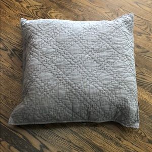 3x Stonewashed Belgian Linen Diamond-Stitch. Euro.